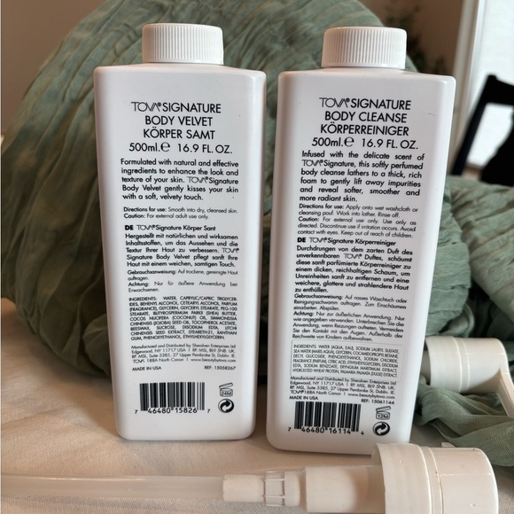 TOVA Beverly Hills Signature Body Velvet & Body Cleanse Duo • 500ml Each • NWB - Picture 2 of 7